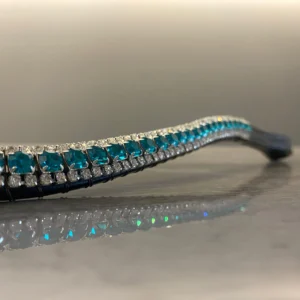 Emerald crystal browband