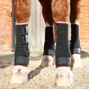 stylish black leg boots